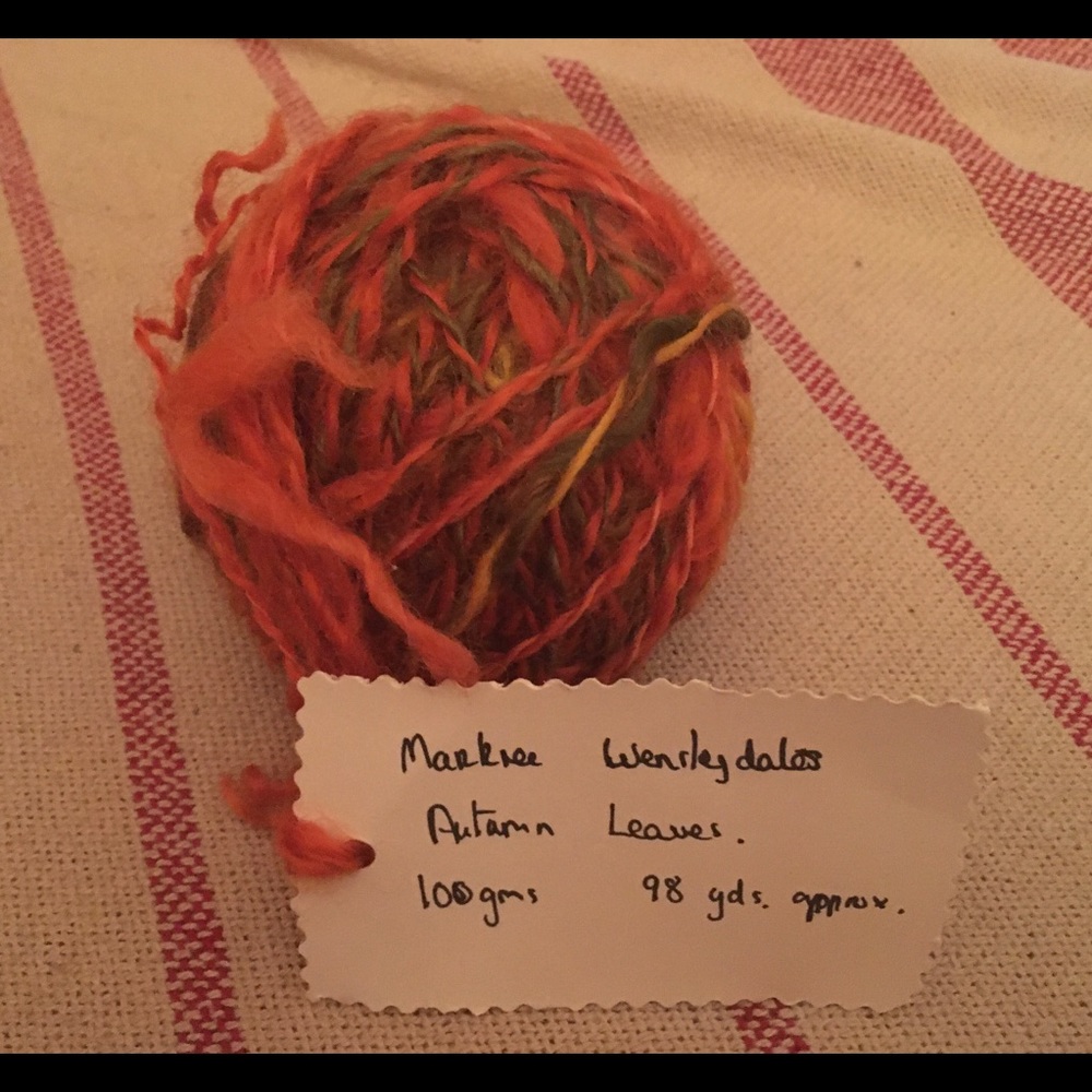 Hand Spun & Dyed Irish Wool from Markree Castle